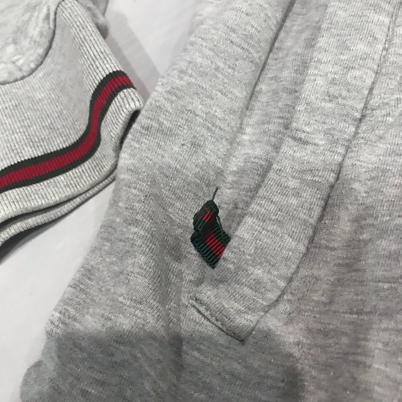 Gucci Gray hoodie zipper Sz L - Picture 6 of 8